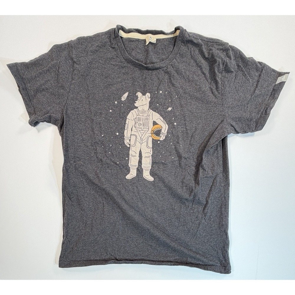 Moncat x Typographia Astronaut Cat Graphic T Shirt Large Space Art Tee